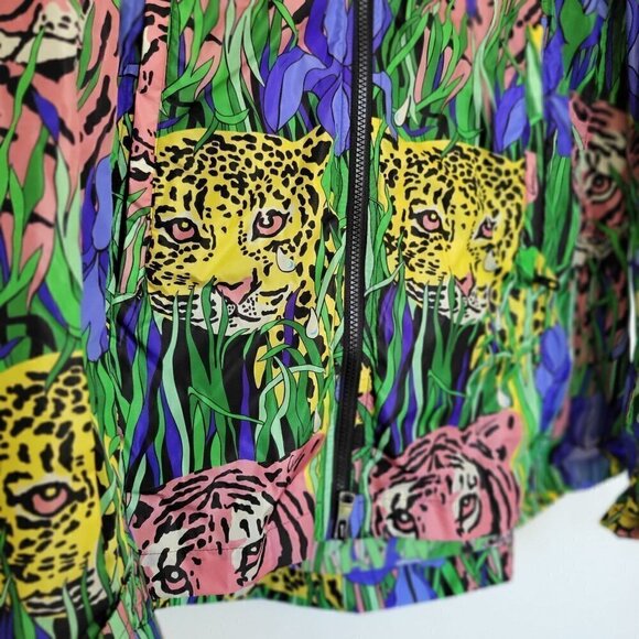 Rare GUCCI Windbreaker Bengal Tiger Jacket Size Medium EU 38 | US 8 - Picture 6 of 16